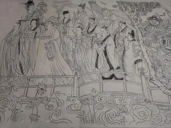 八十七神仙卷白描练习