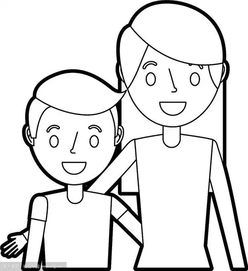 描绘母亲拥抱儿子的情景