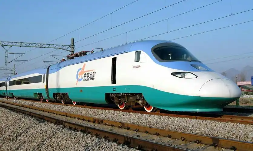 知识产权的高速电力动车组,是采用交流传动系统,动力集中型电动车组