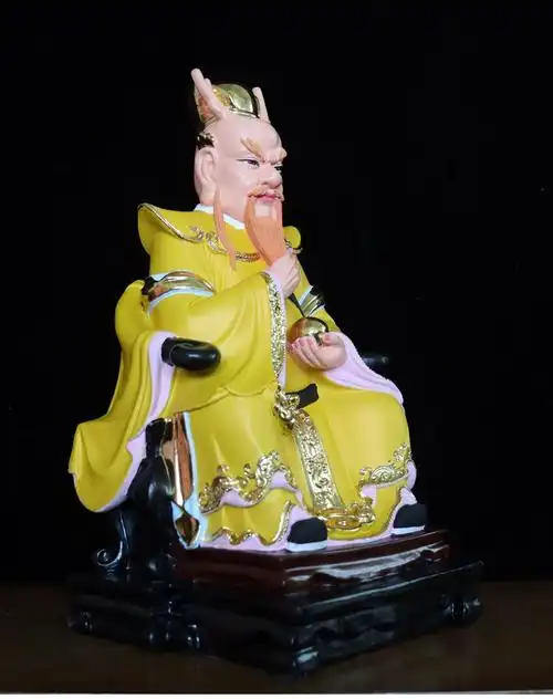 高端定制树脂四海龙王南海龙王爷神像居家用供奉客厅玄关佛像饰品摆件