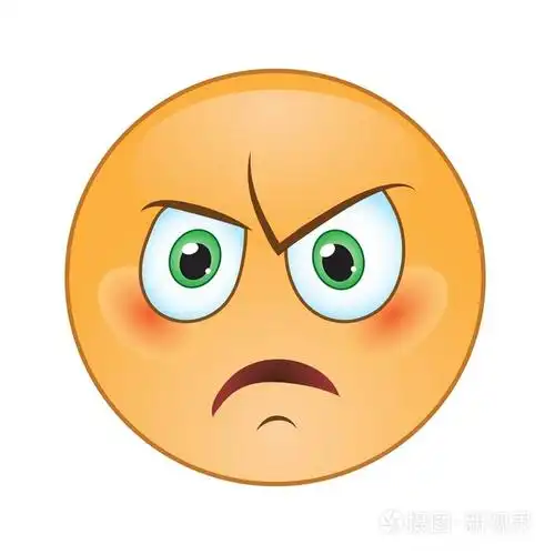 笑脸图释面对矢量-愤怒的表情插画-正版商用图片1ly3gw-摄图新视界