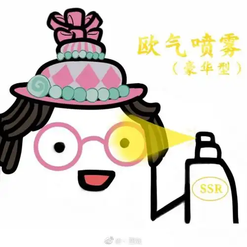 第五人格团头欧气喷雾表情包卡通邶