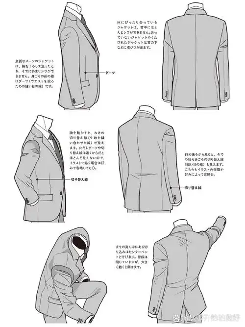 西装服饰素材来啦