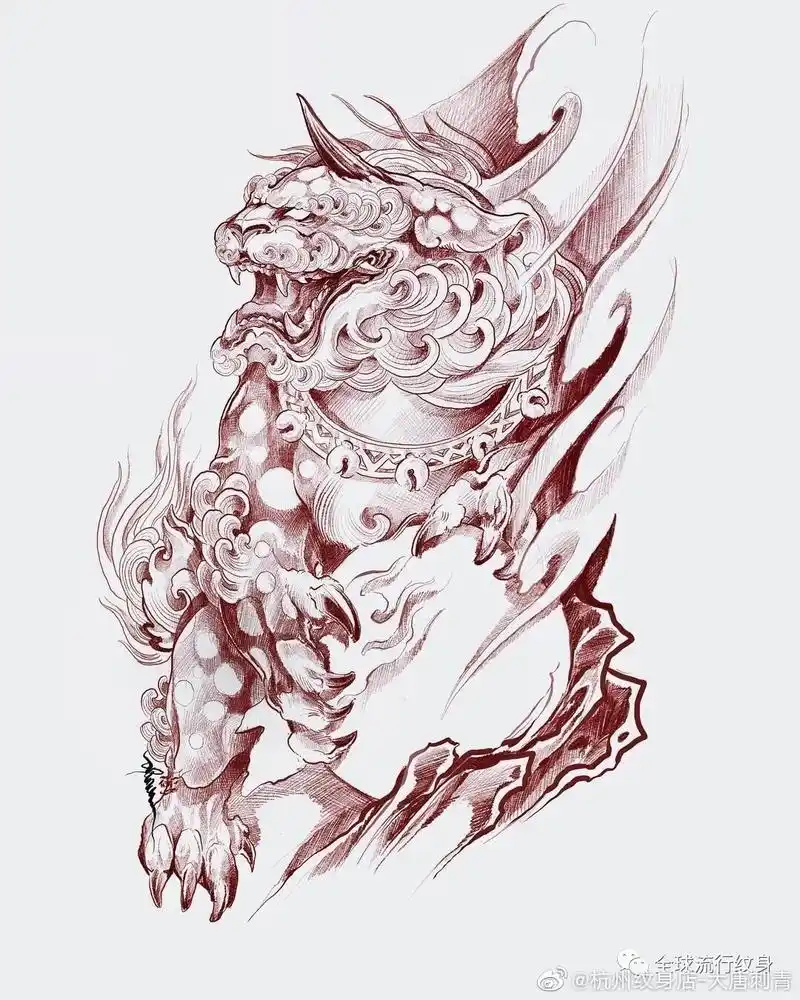 纹身新传统纹身手稿