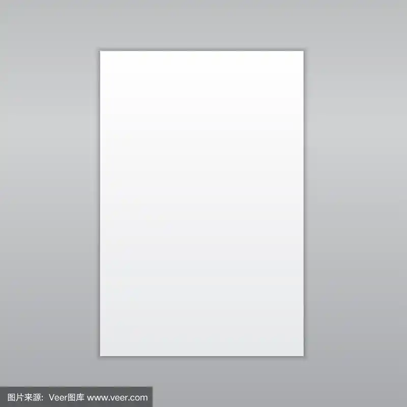 矢量垂直格式a4白纸.空白纸模板海报,横幅,背景.