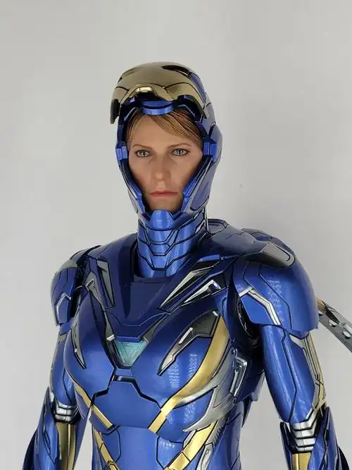 可动成品手办hottoys复仇者联盟4mk49救援装甲小辣椒简单开箱渣拍