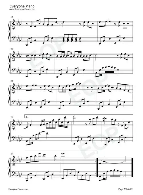 王天阳作品 借月钢琴简谱 - 曲谱歌词网