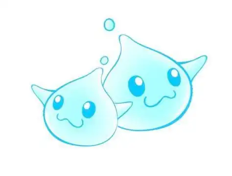 吉祥物水滴宝宝简笔画