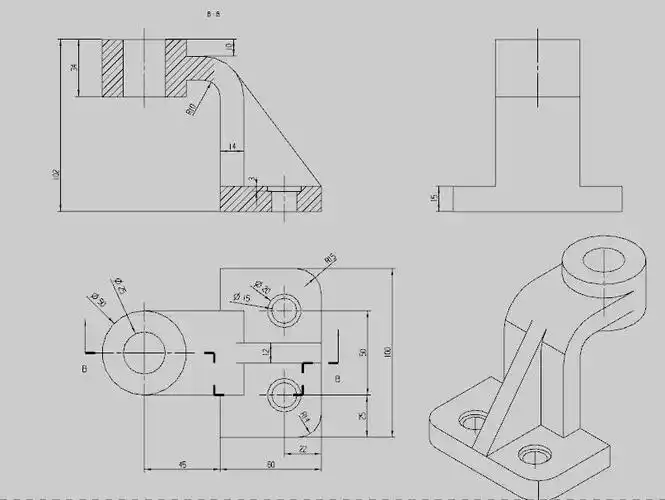3d溜溜网的热心网友那不是有阶梯剖命令吗,点选了,然后选择要剖的视图