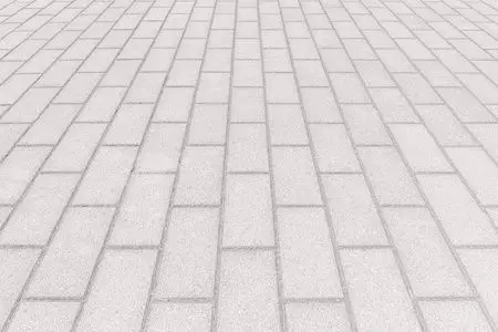 户外石砖地板背景和纹理图案照片