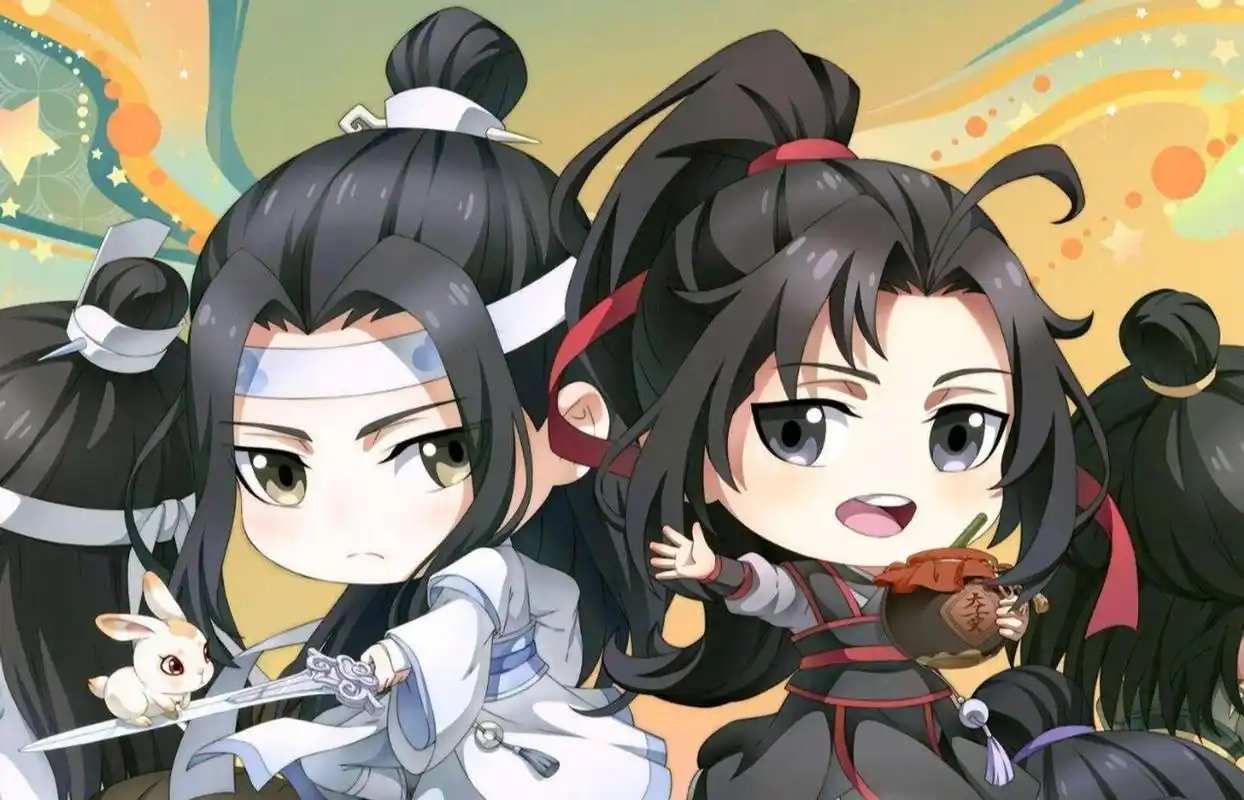 魔道祖师q版忘羡高清图片(1) 要图私信,请勿照搬二转谢谢 魔道祖师