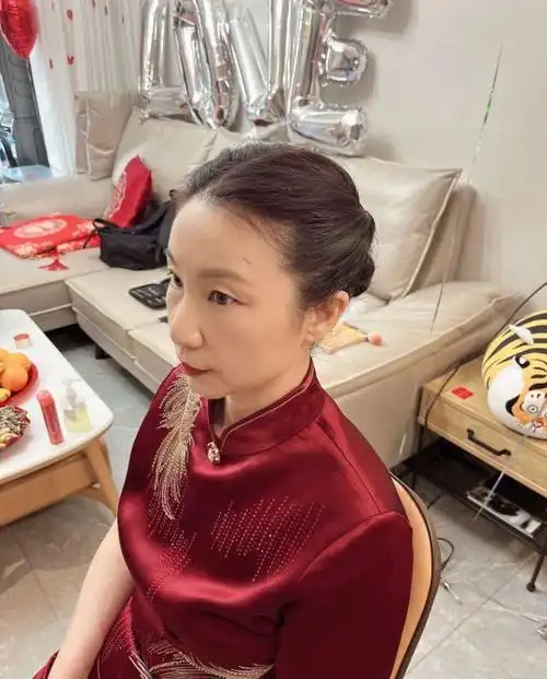 结婚婆婆盘头发型_小红书