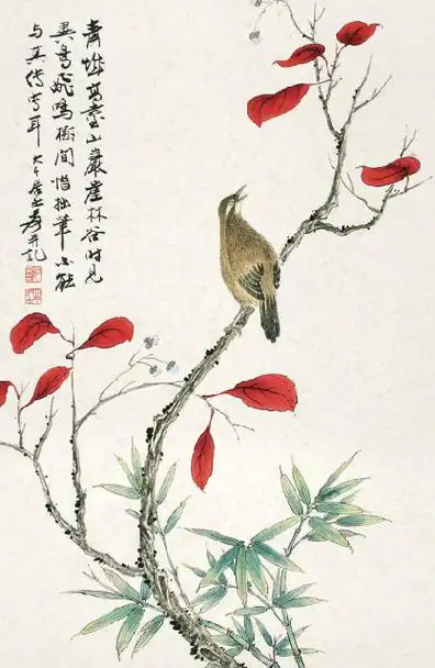 张大千花鸟100幅