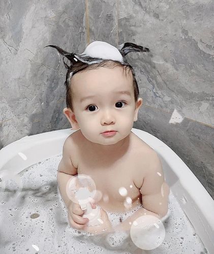 大眼睛胎教大图片墙贴画宝宝海报照片画报萌娃漂亮可爱婴儿装饰画