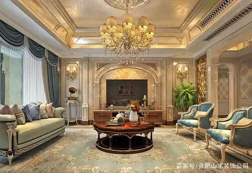 凯旋门200㎡欧式风格效果图,美轮美奂,揭秘宫廷贵族般生活