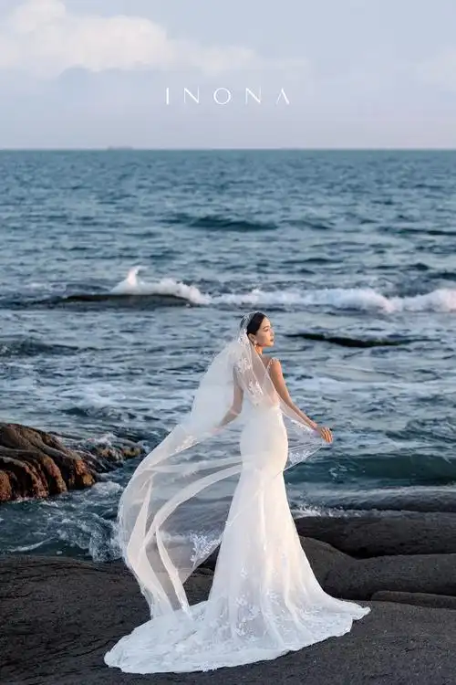 愿每个女孩都能嫁给爱情 海景婚纱照 外景婚纱照