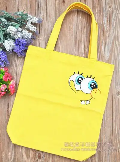 店主亲自手绘的帆布包,大爱