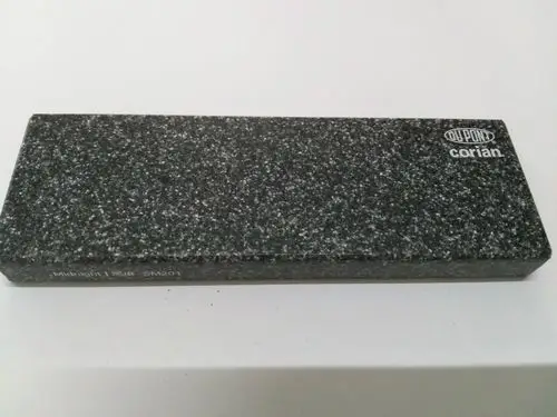 进口杜邦人造大理石纯亚克力sm201黑麻人造石欢迎选购