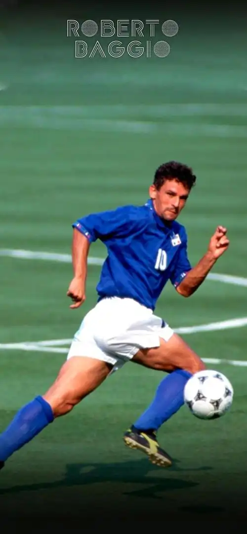 【每日足球帅图】优雅马尾丨巴乔手机壁纸精选part2|意大利|ac米兰