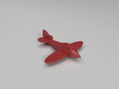 简单的飞机-3d打印模型