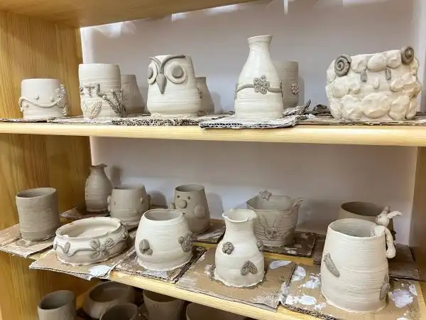 巍山中心幼儿园陶艺diy乐迎教师节