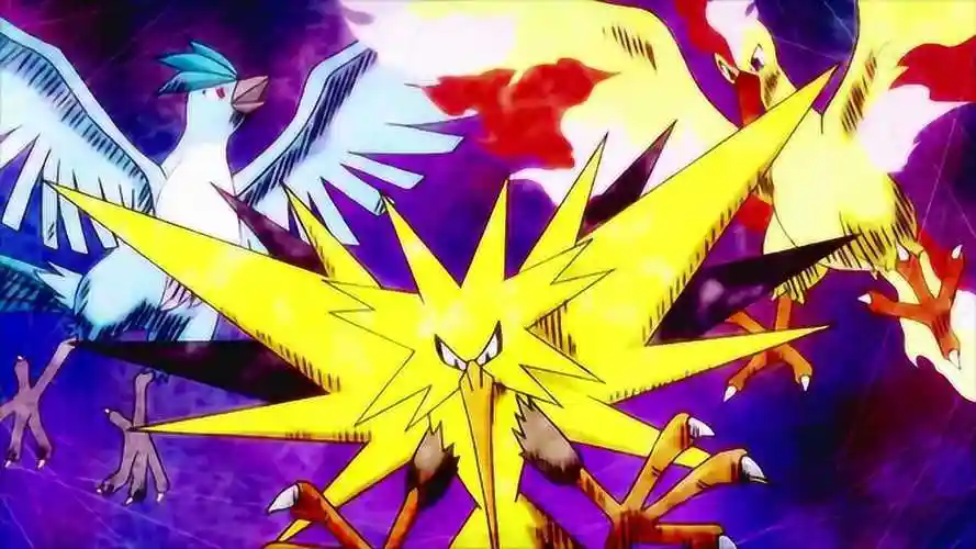 神奇宝贝传说中的三圣鸟