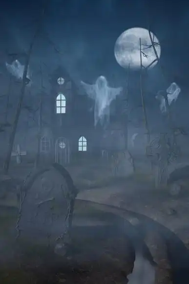 万圣节鬼屋图片素材id:307939776