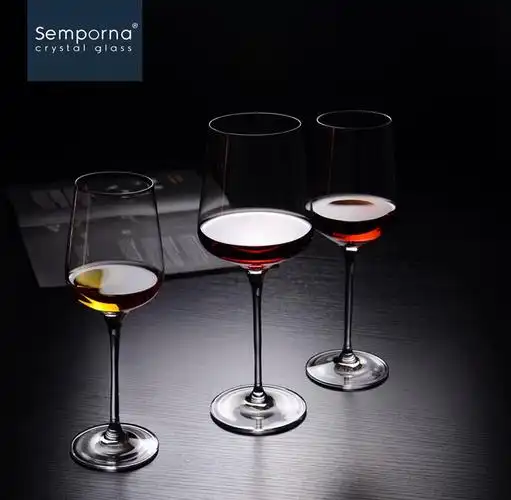 semporna高档大号勃艮第无铅水晶红酒杯波尔多葡萄酒杯高脚杯子