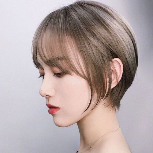 假发女短发 圆脸bobo韩国波波头短发女生帅气全头套式短卷发发型