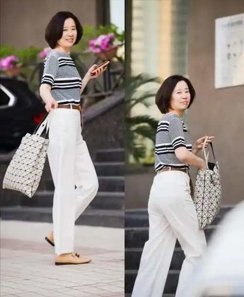 50岁女人没有高颜值又怎样?学会这几组搭配公式,减龄提气质