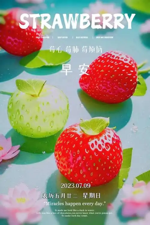 9」周日早上好,早安问候祝福图片