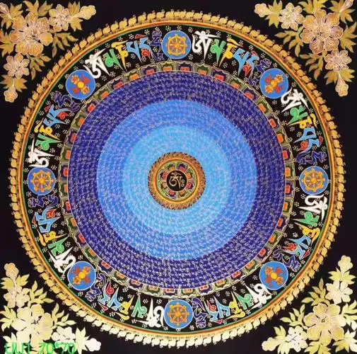 唐卡吉祥八宝坛城