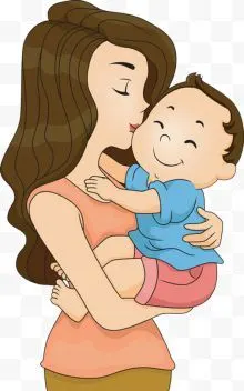 温馨插画母亲节妈妈与孩子插图902*71610下载妈妈孩子650*49700下载