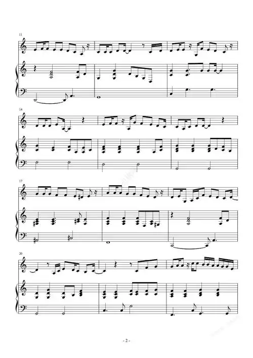 喜帖街-谢安琪,喜帖街-谢安琪钢琴谱,喜帖街-谢安琪c调钢琴谱,喜帖街