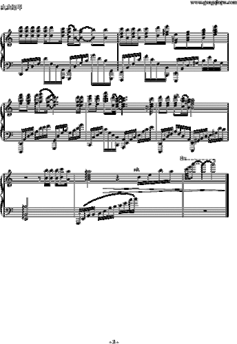 亲爱的小孩(飞花即兴版) 钢琴谱(五线谱)