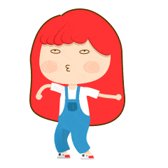 小女孩红华跳舞背带裤gif动图_动态图_表情包下载_soogif