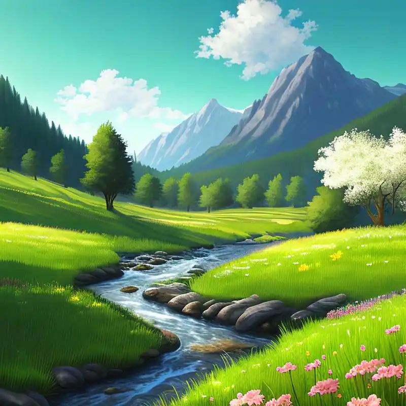 大山常以巍峨和威严,显示它至高无上的存在和生命的永恒.