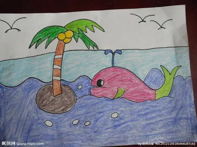 儿童画大海 儿童画大海的图片大全