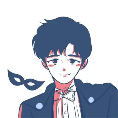 好看的动漫头像简单手绘风男头 简约高级小清新卡通男生微信头像_男生