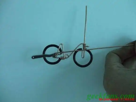 教程手工diy铁丝自行车