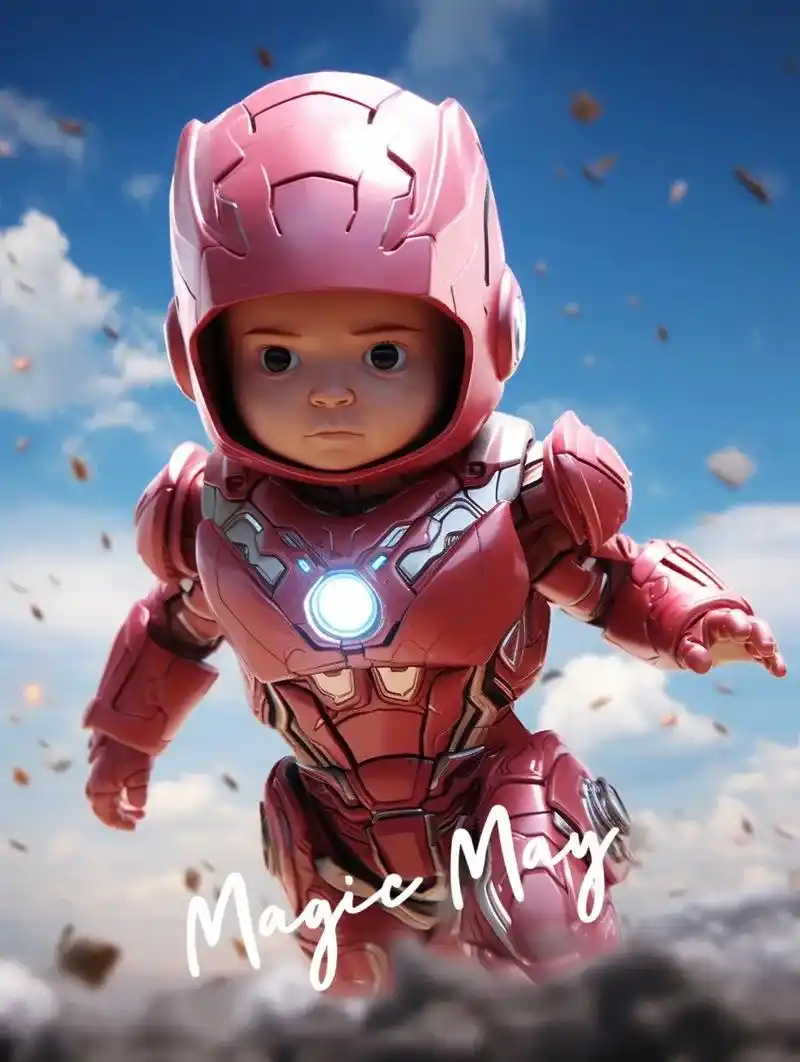 萌娃头像丨幼年钢铁侠.#高清图片 #手机墙纸 #头像分享 # - 抖音