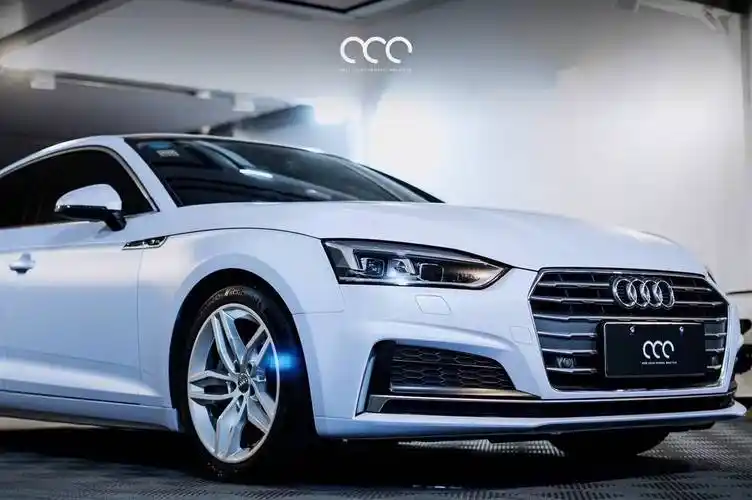 奥迪a5漫彩改色膜pet轻灰蓝