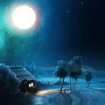 小梦/月光下的祝福_风景静物头像_我要个性网