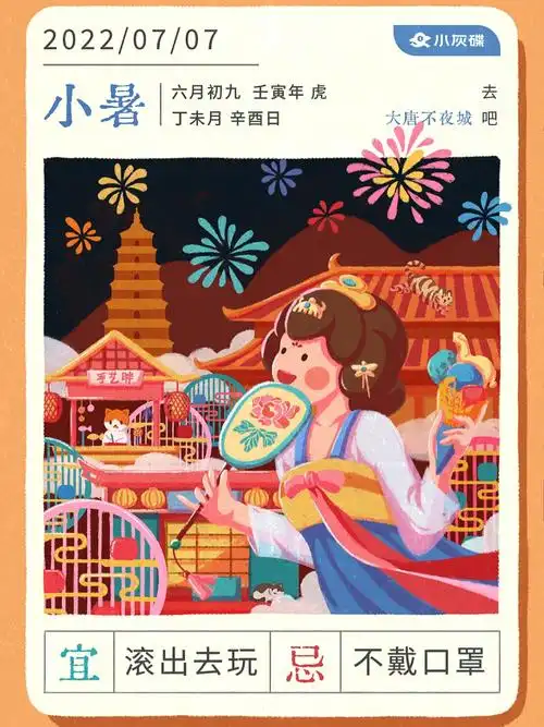 原创插画大唐不夜城记录过程聊聊西安