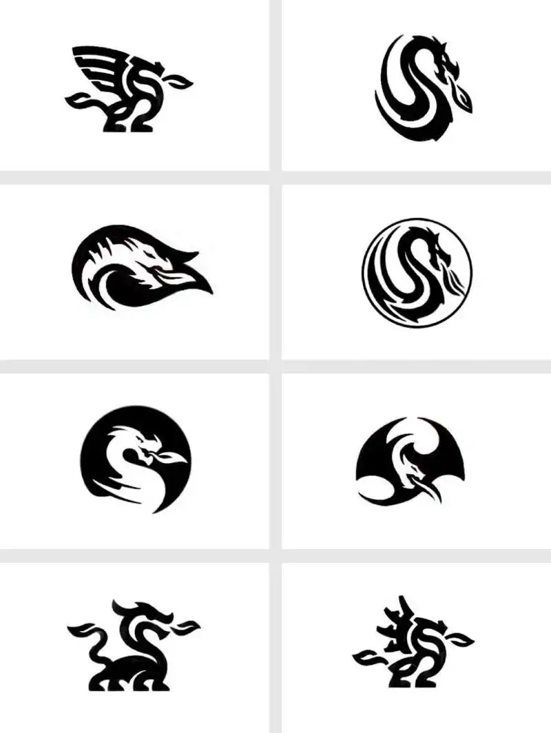 收集了一组动物龙logo设计,一起来看看吧 —————— 互相学习,共同