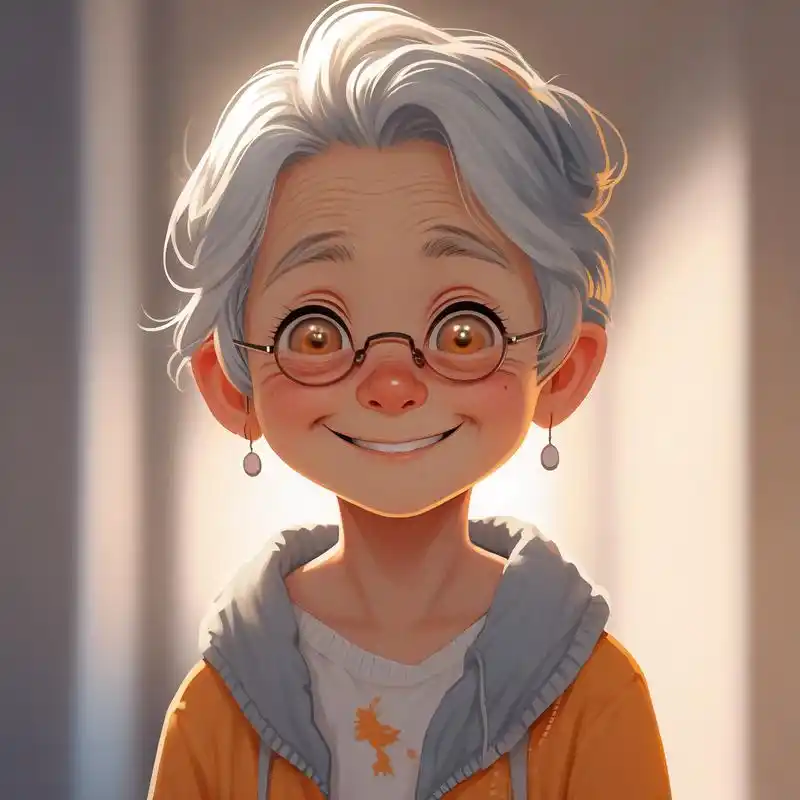 亲们,今天给大家带来一组超级可爱的老奶奶卡通头像!