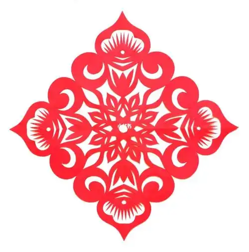 吉祥如意业余剪纸