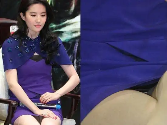 娱乐圈五位女星尴尬瞬间,杨幂和柳岩单手挡胸,刘亦菲不敢坐