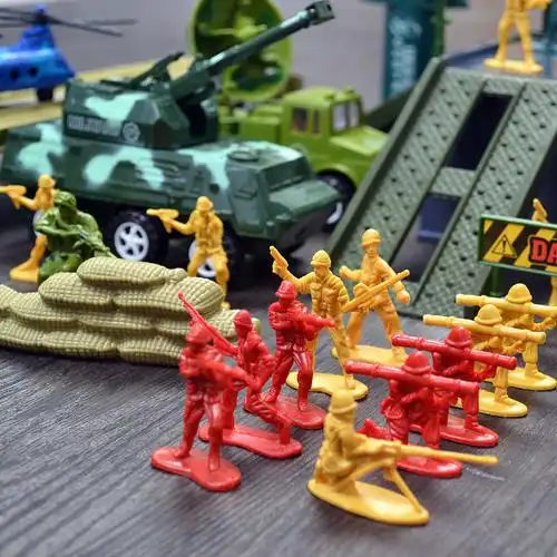 86371儿童玩具兵人塑料小兵团步兵二战争特种部队军事基地军队塑料