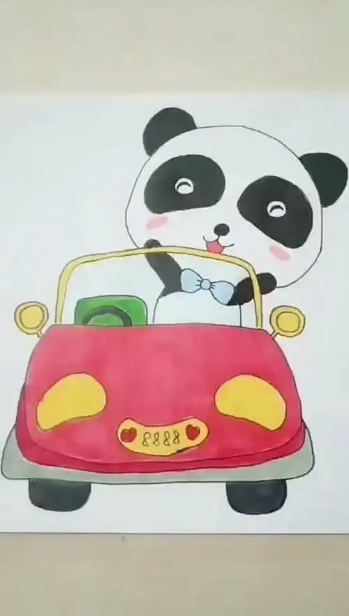 今天分享宝宝巴士奇奇简笔画-度小视